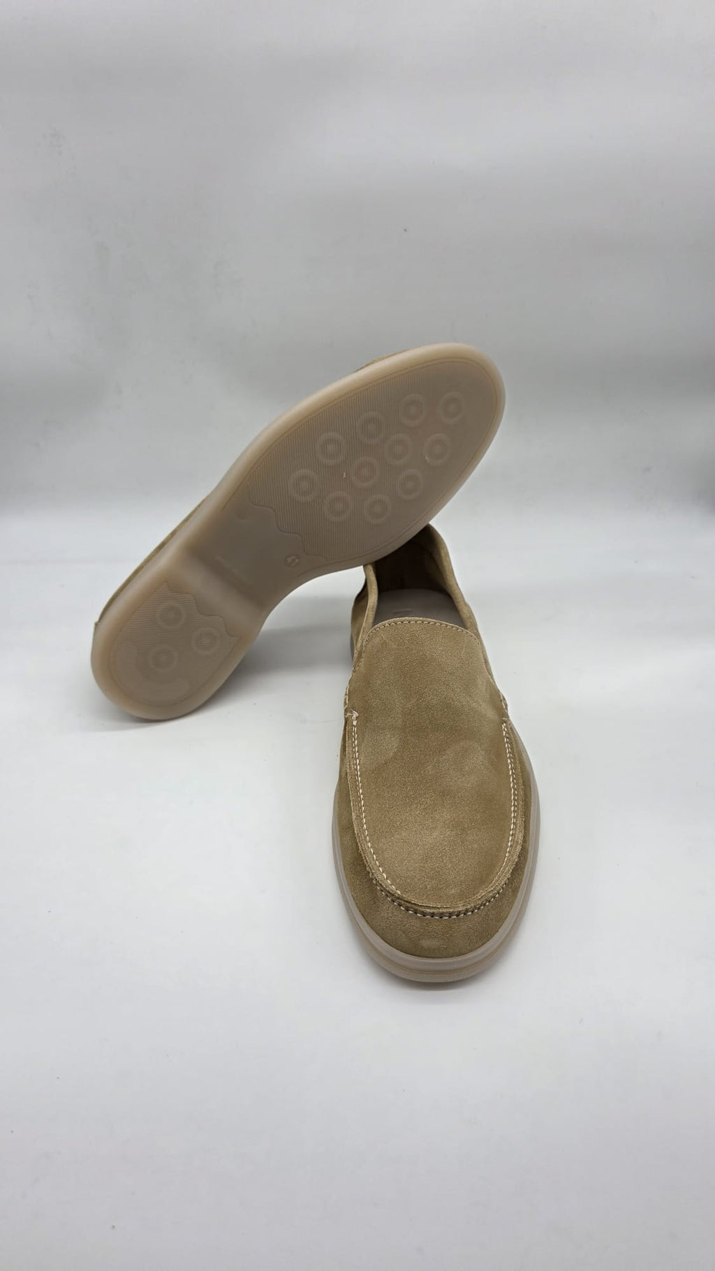 MOCASSINO DA UOMO IN PELLE CAMOSCIO PAGLIA