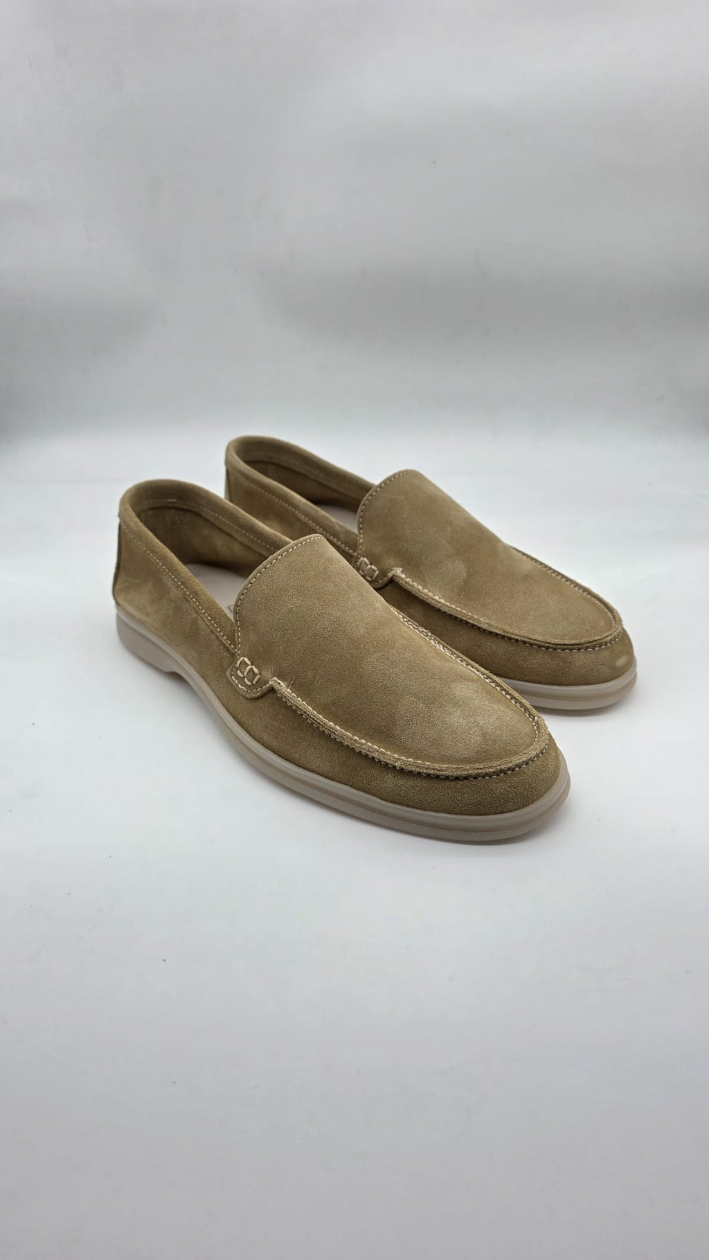 MOCASSINO DA UOMO IN PELLE CAMOSCIO PAGLIA