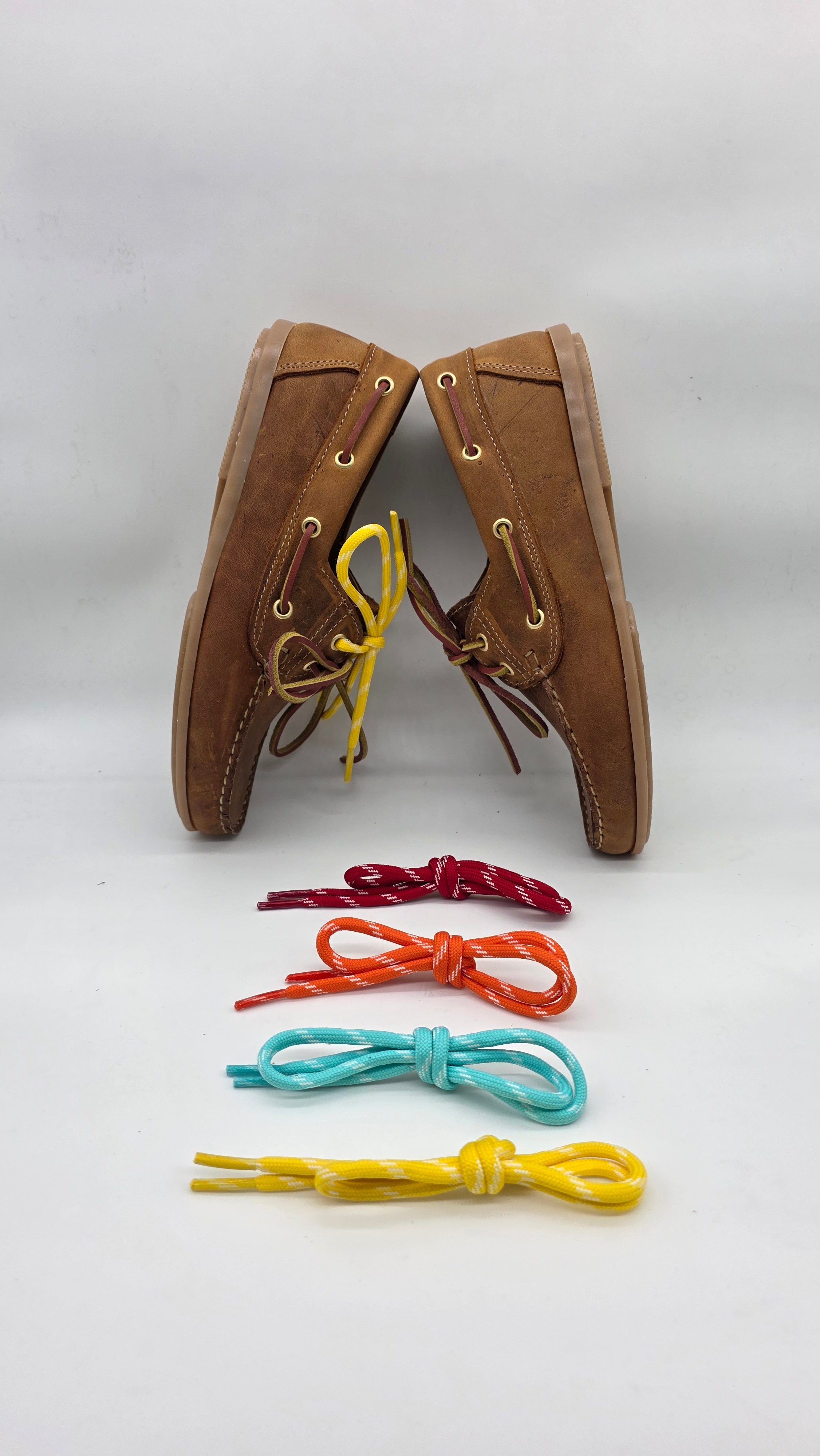 MOCASSINO BARCA DA DONNA IN VERA PELLE MARRONE VINTAGE