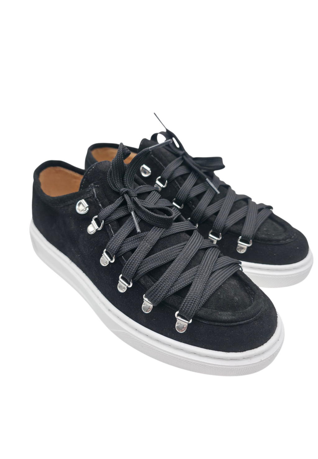 Sneakers Ciro Nero - Vera Pelle Made in Italy