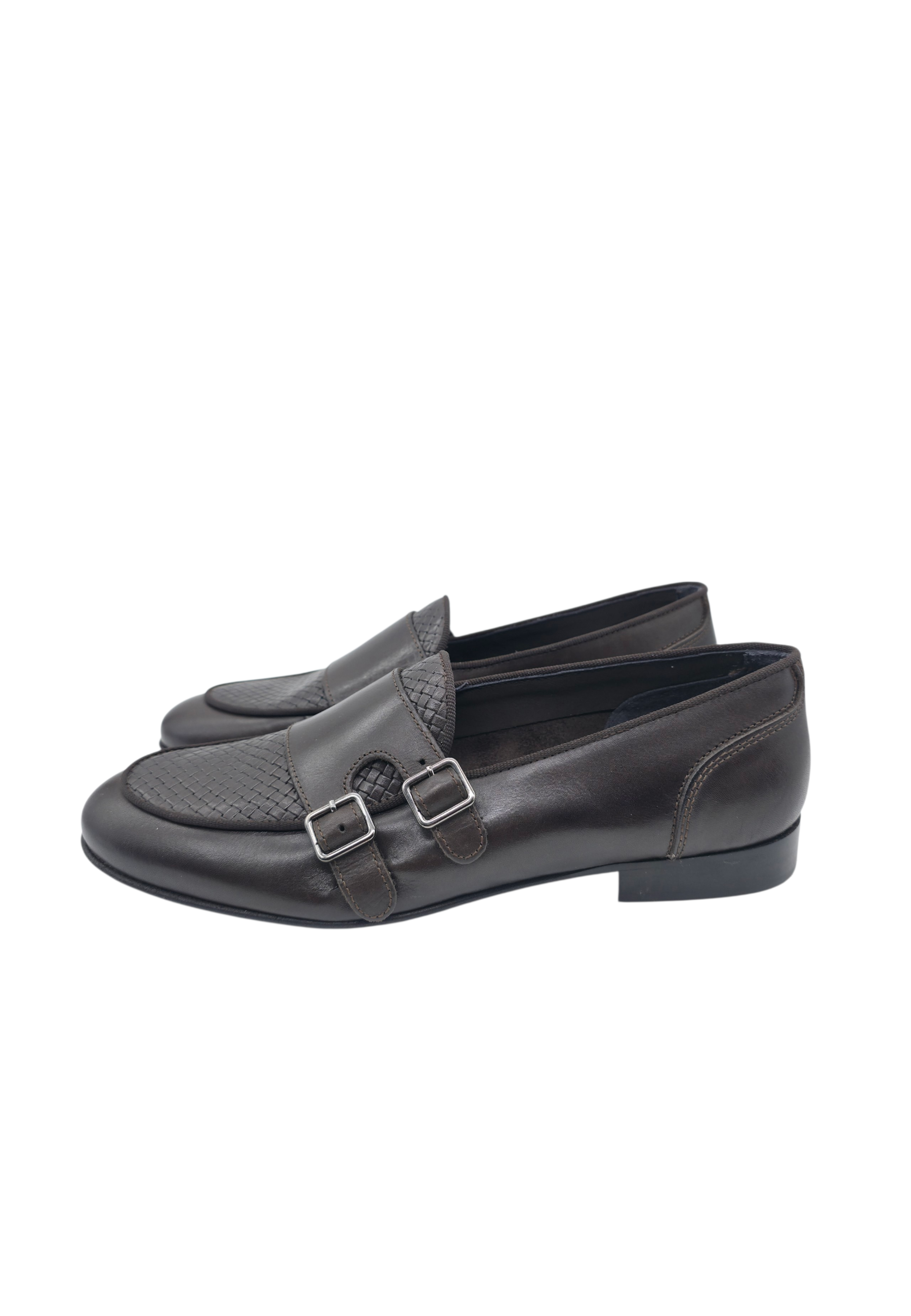 MOCASSINO DOPPIA FIBBIA INTRECCIO