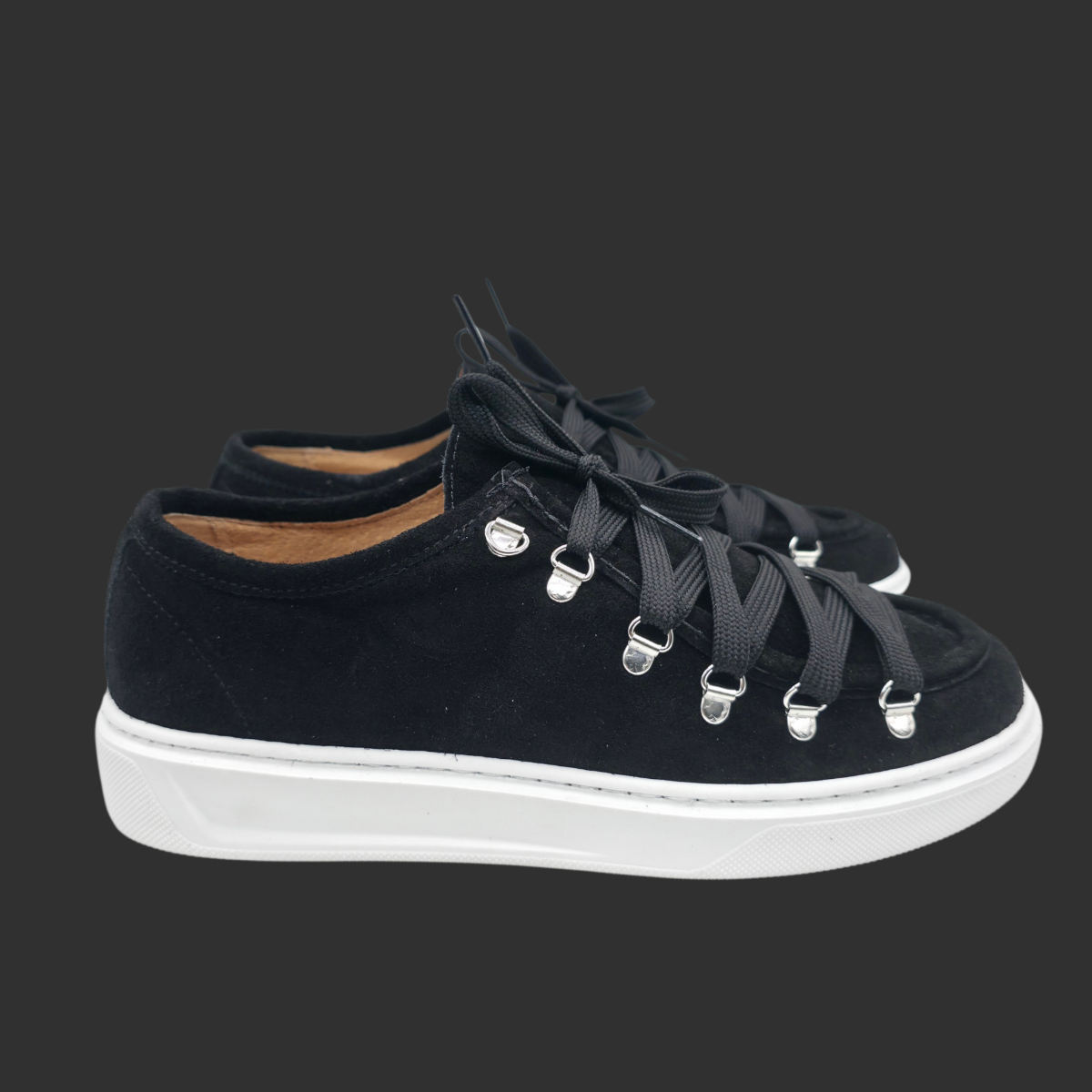 Sneakers Ciro Nero - Vera Pelle Made in Italy