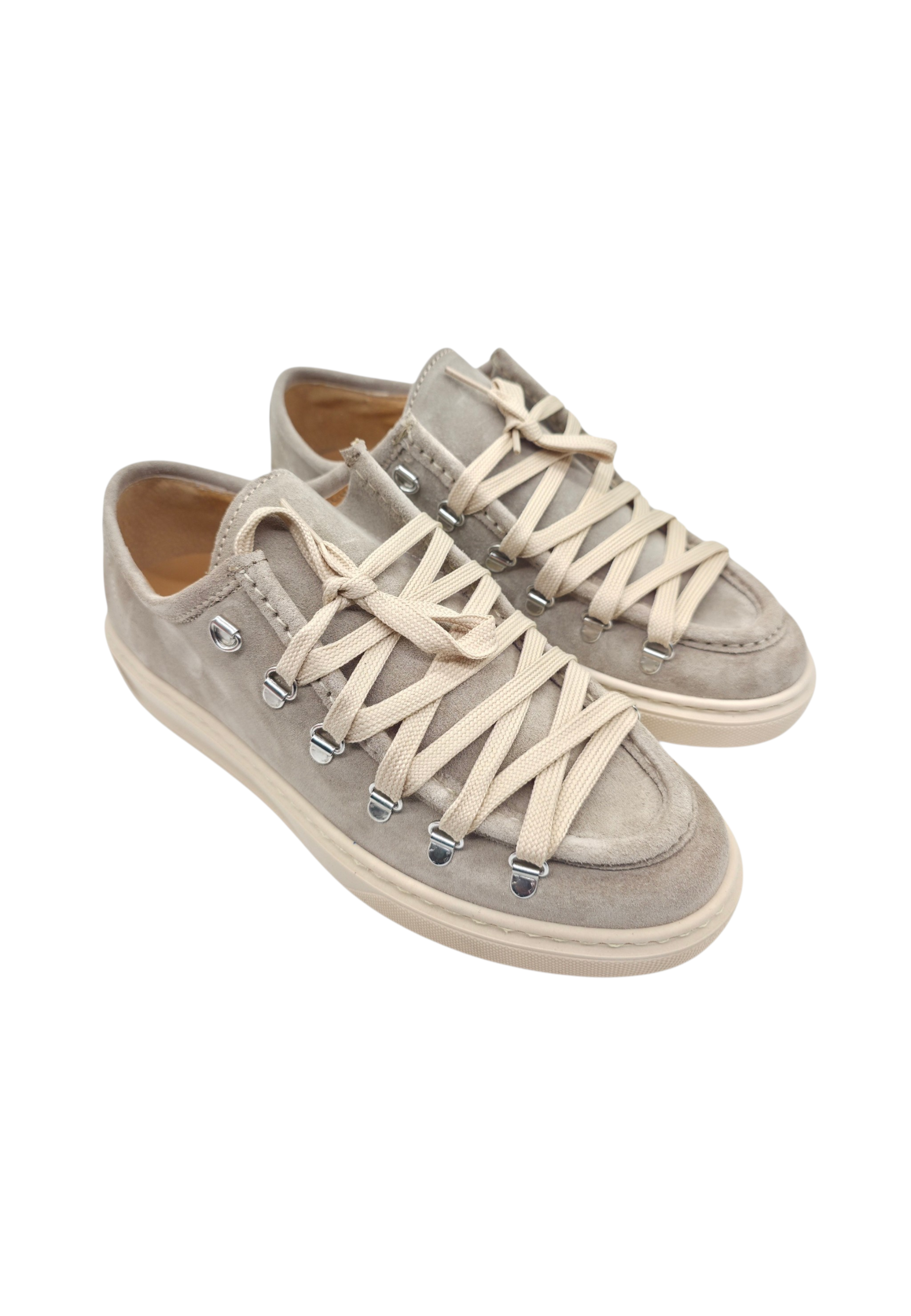 Sneakers Ciro Beige - Vera Pelle Made in Italy