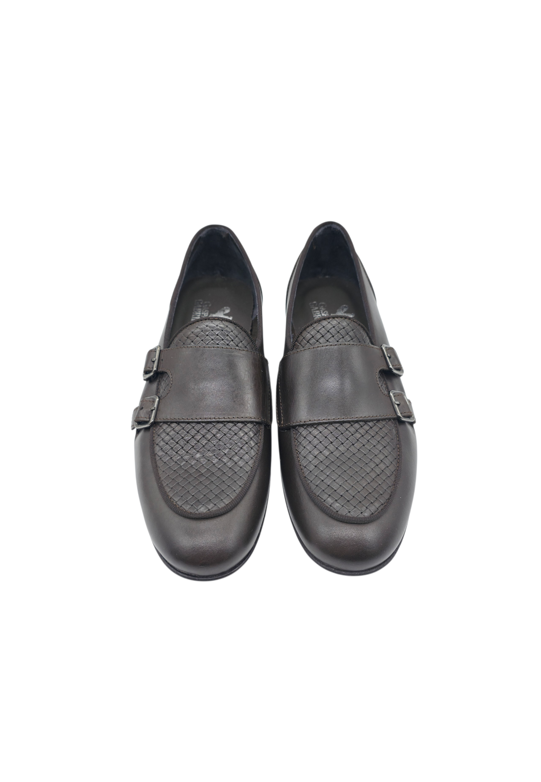 MOCASSINO DOPPIA FIBBIA INTRECCIO