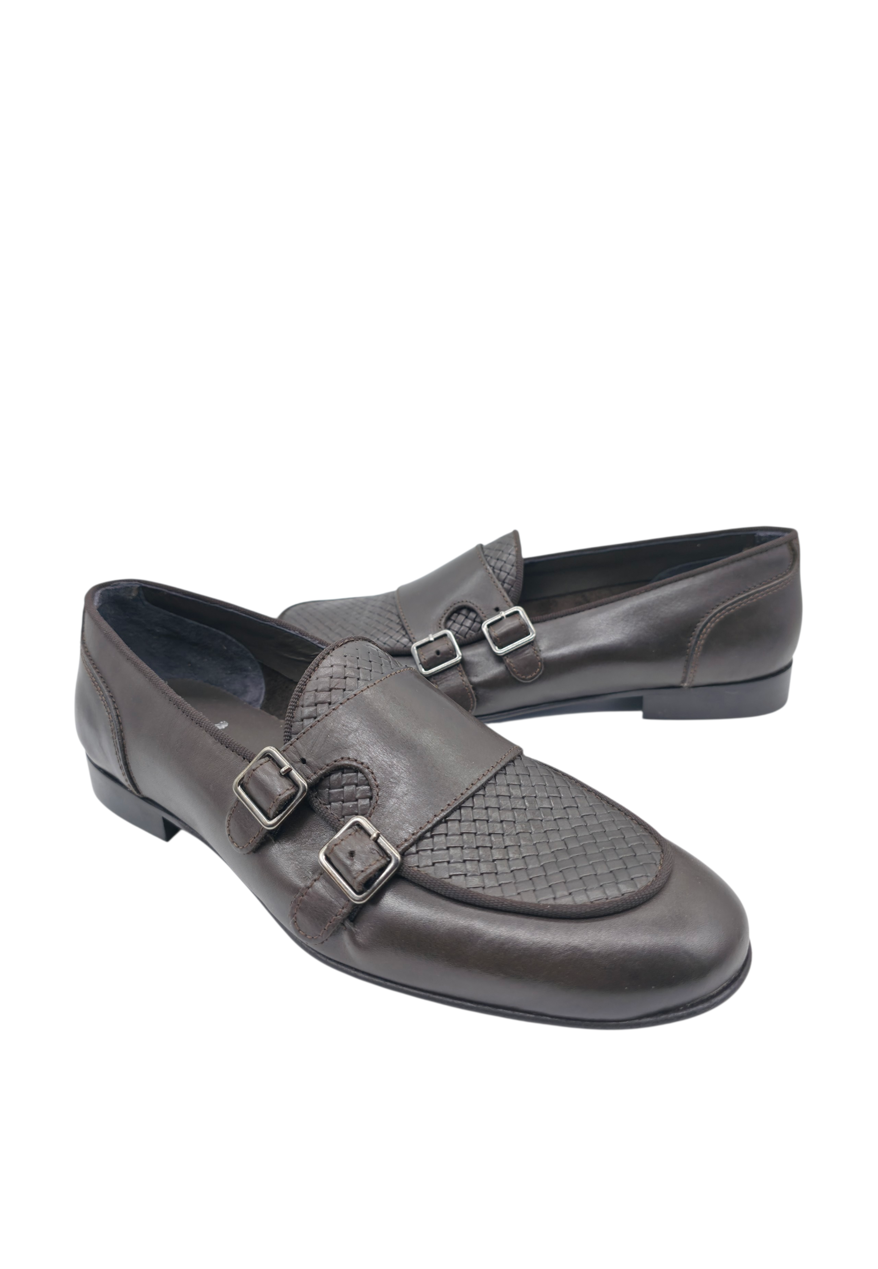 MOCASSINO DOPPIA FIBBIA INTRECCIO