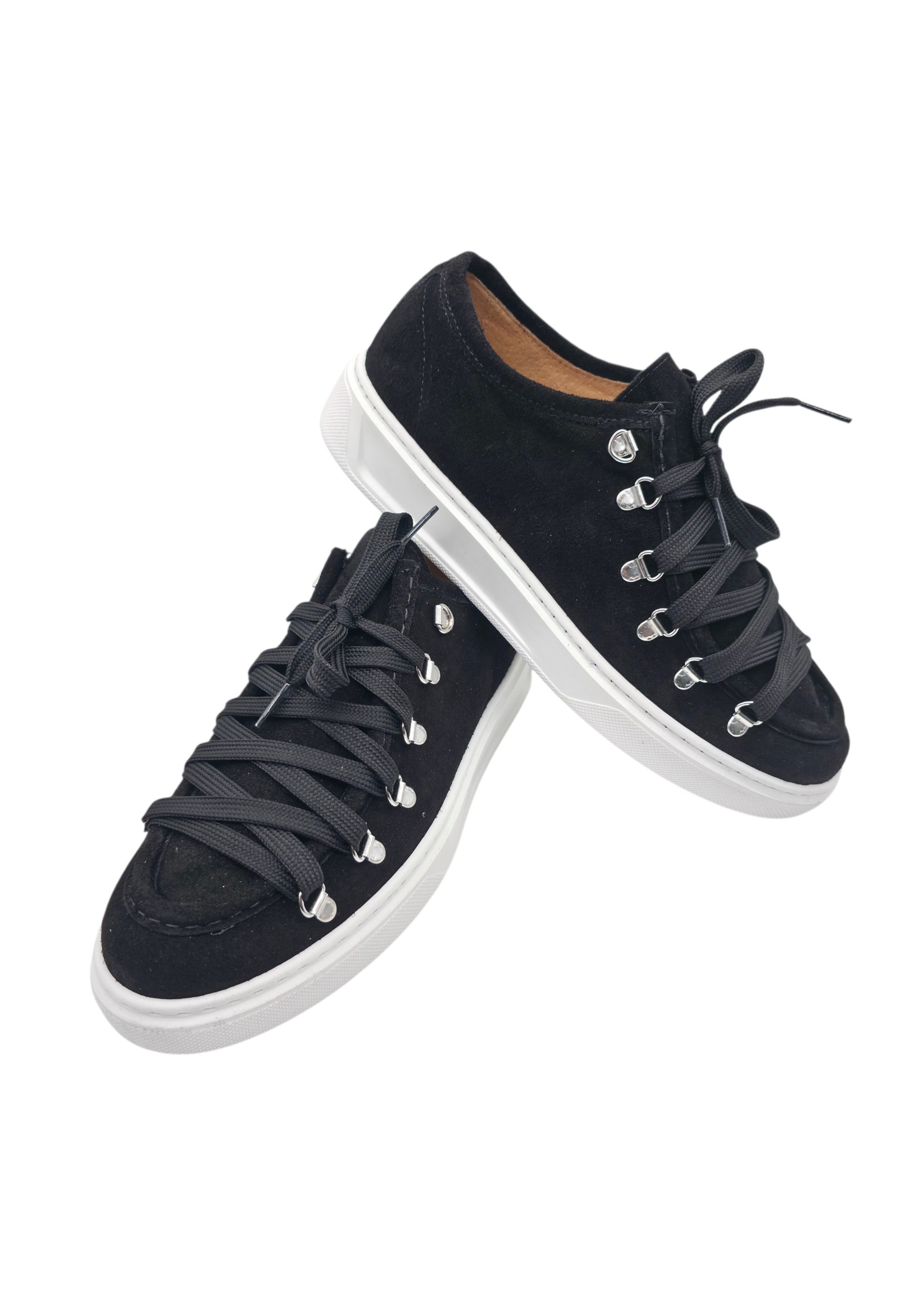 Sneakers Ciro Nero - Vera Pelle Made in Italy