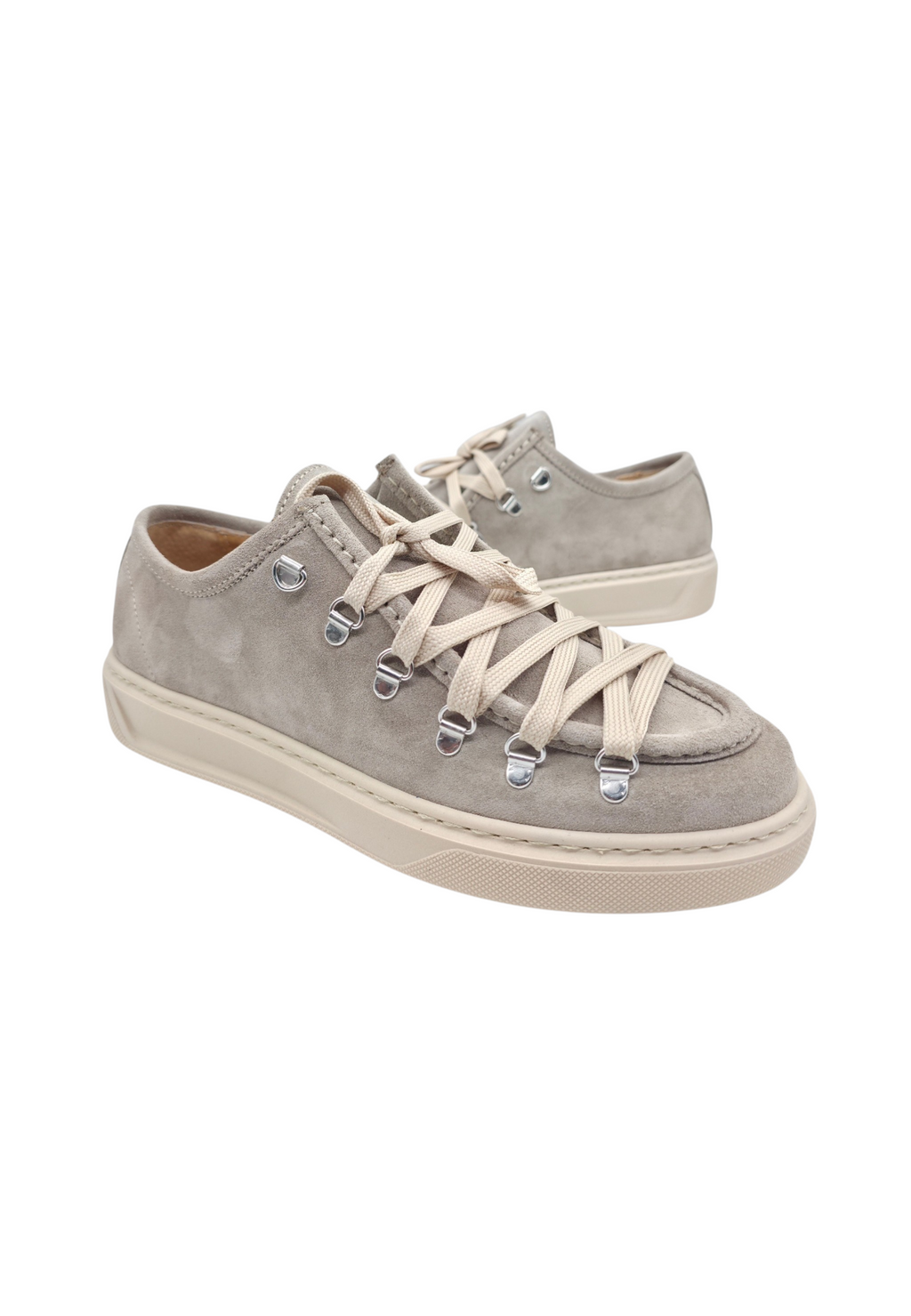 Sneakers Ciro Beige - Vera Pelle Made in Italy